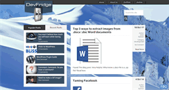Desktop Screenshot of devfridge.com